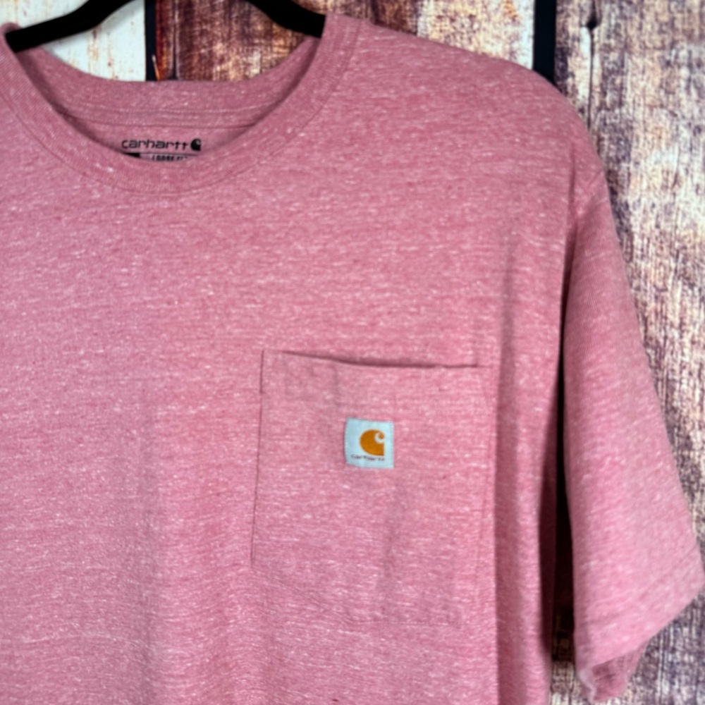 Carhartt Short Sleeve Tee Light‎ Rose Peachy Pink Tshirt - Picture 4 of 10
